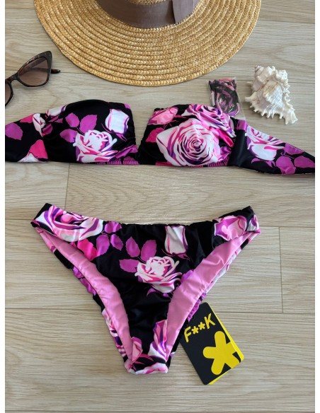 Bikini fascia fiore F**K
