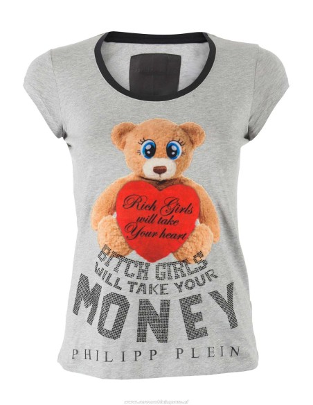 T-SHIRT DONNA YOUR MONEY PHILIP PLEIN