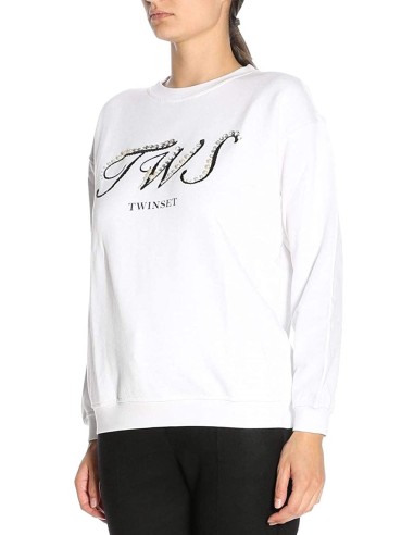 Felpa bianca Twinset